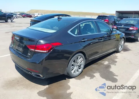 2018 Genesis G80 3.8 z USA, uszkodzony, nr VIN KMHGN4JE3JU284909